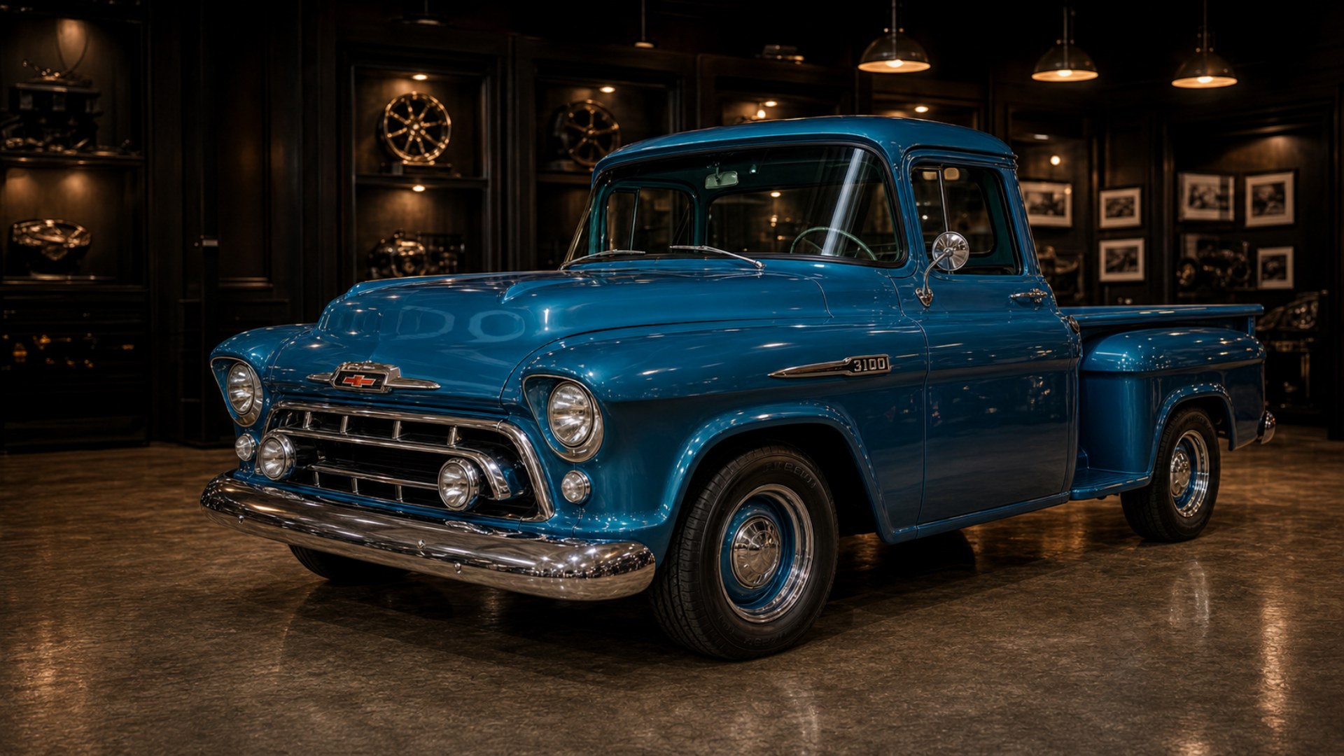 1957 Chevrolet 3100 Pickup showroom photo